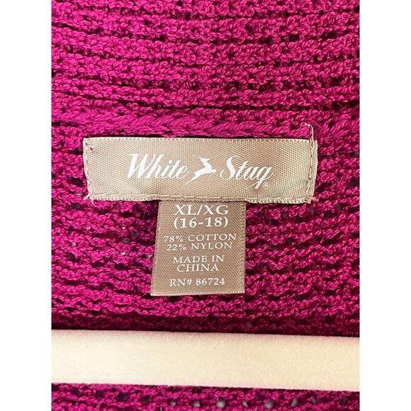 Retro Knit Sweater XL Pink Neutral Classic Chic Preppy Boho Western Minimalist - Picture 6 of 9